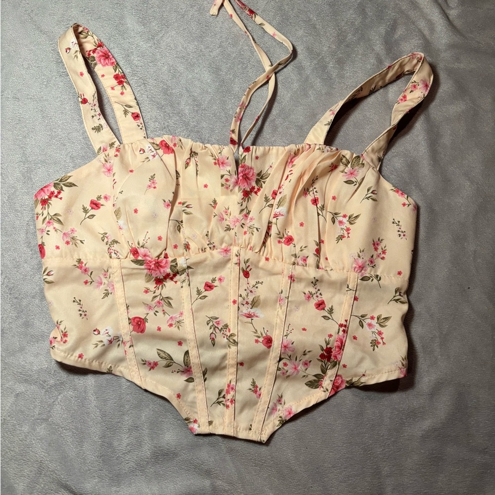 Floral Corset Top